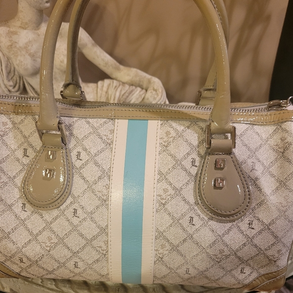 L.A.M.B. by Gwen Stefani Shadow Speedy Satchel Luxury Designer Handbag #610 - Picture 10 of 17